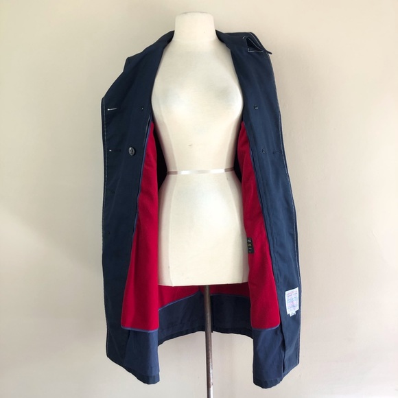 vintage 1960s London fog mod pea coat wool lining - Picture 6 of 13